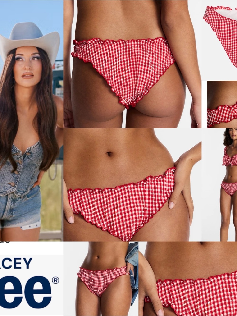 Kacey Musgraves Lee Collab bikini bottoms